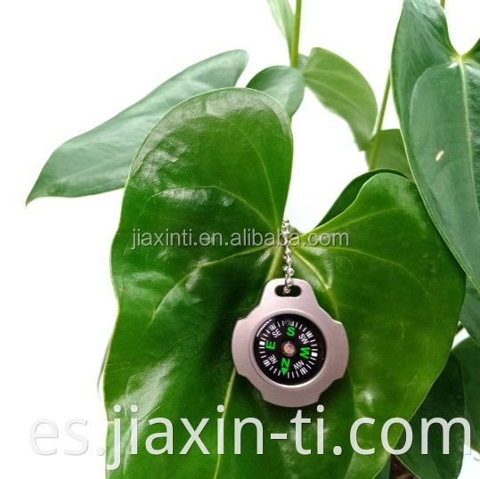 El collar más nuevo de Mini Compass Titanium Metal Compass para la venta